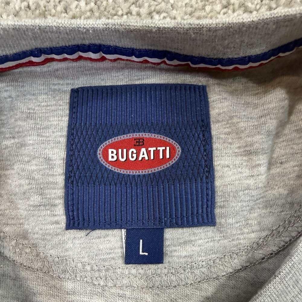 Bugatti 110 Anniversary T Shirt L Macaron Logo Designer Casual Luxury Streetwear - Picture 2 of 10